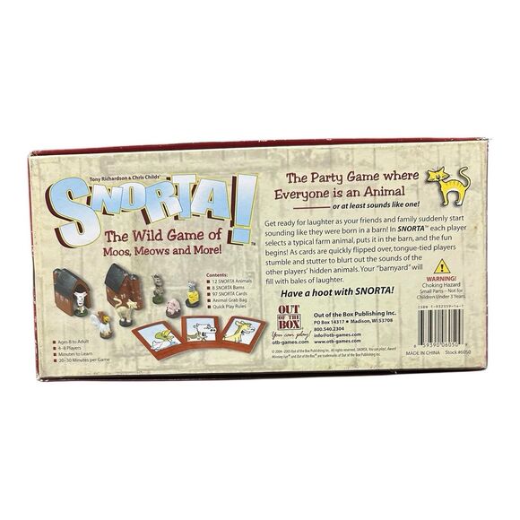 Snorta The Wild Game of Moos Meows & More 2005 Out Of The Box Edition - Picture 5 of 5